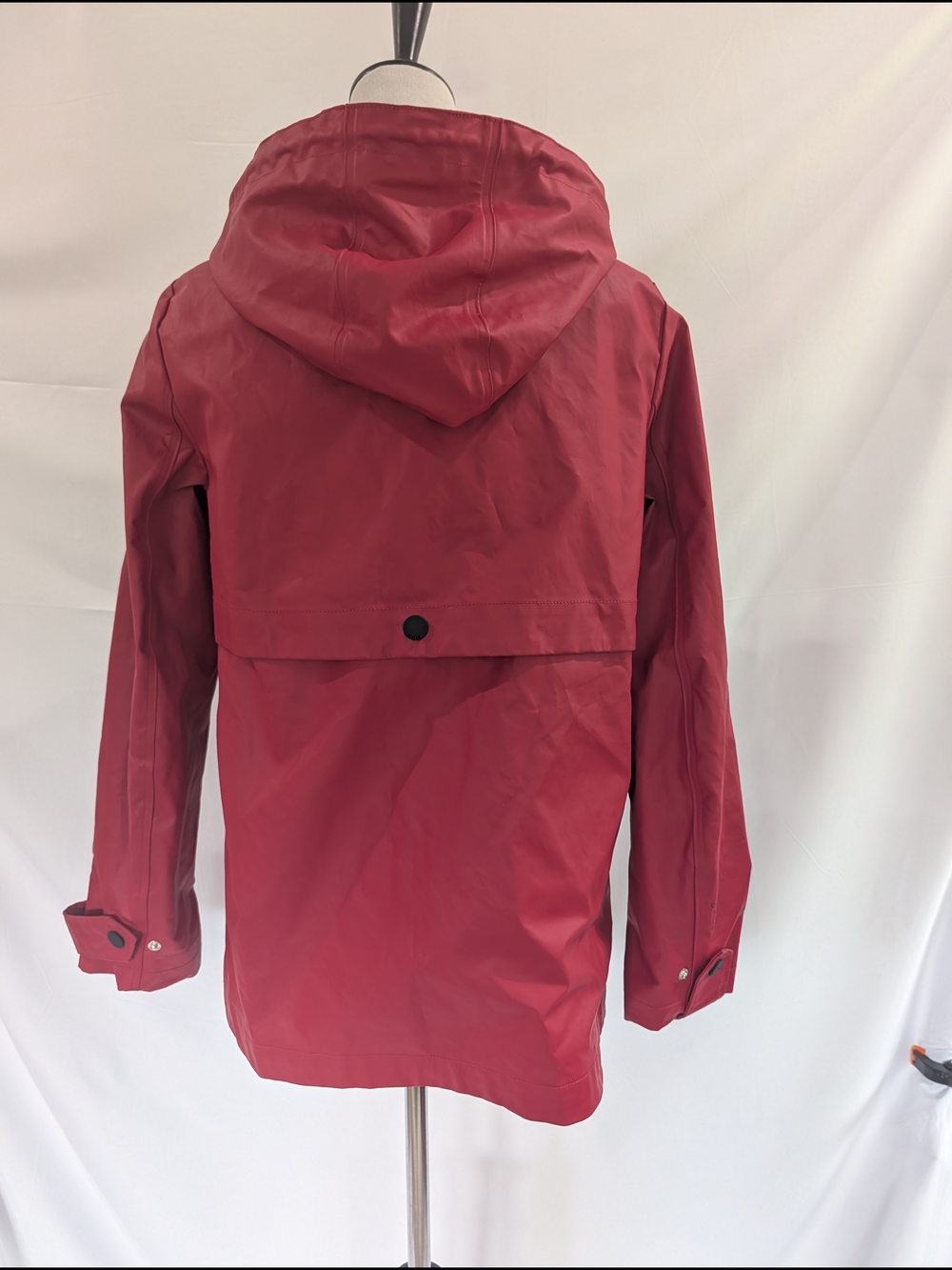 Joules Red Waterproof Rain Jacket Hooded Coat Women's Size 10 Excellent Conditio - Picture 7 of 8
